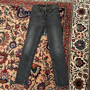 BDG girlfriend high rise straight leg jean long